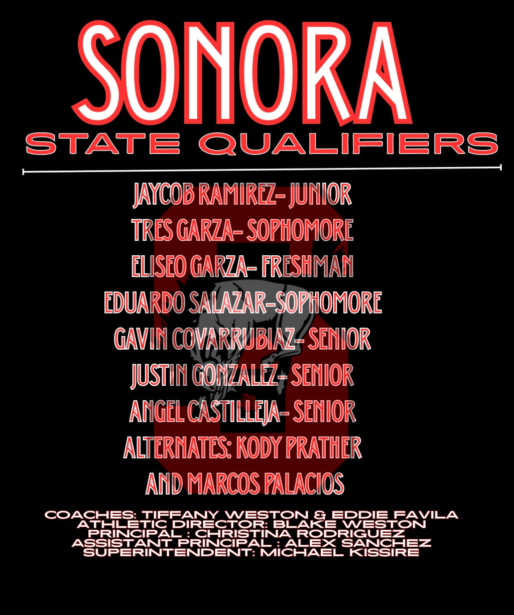 2025 State Qualifiers Sonora XC