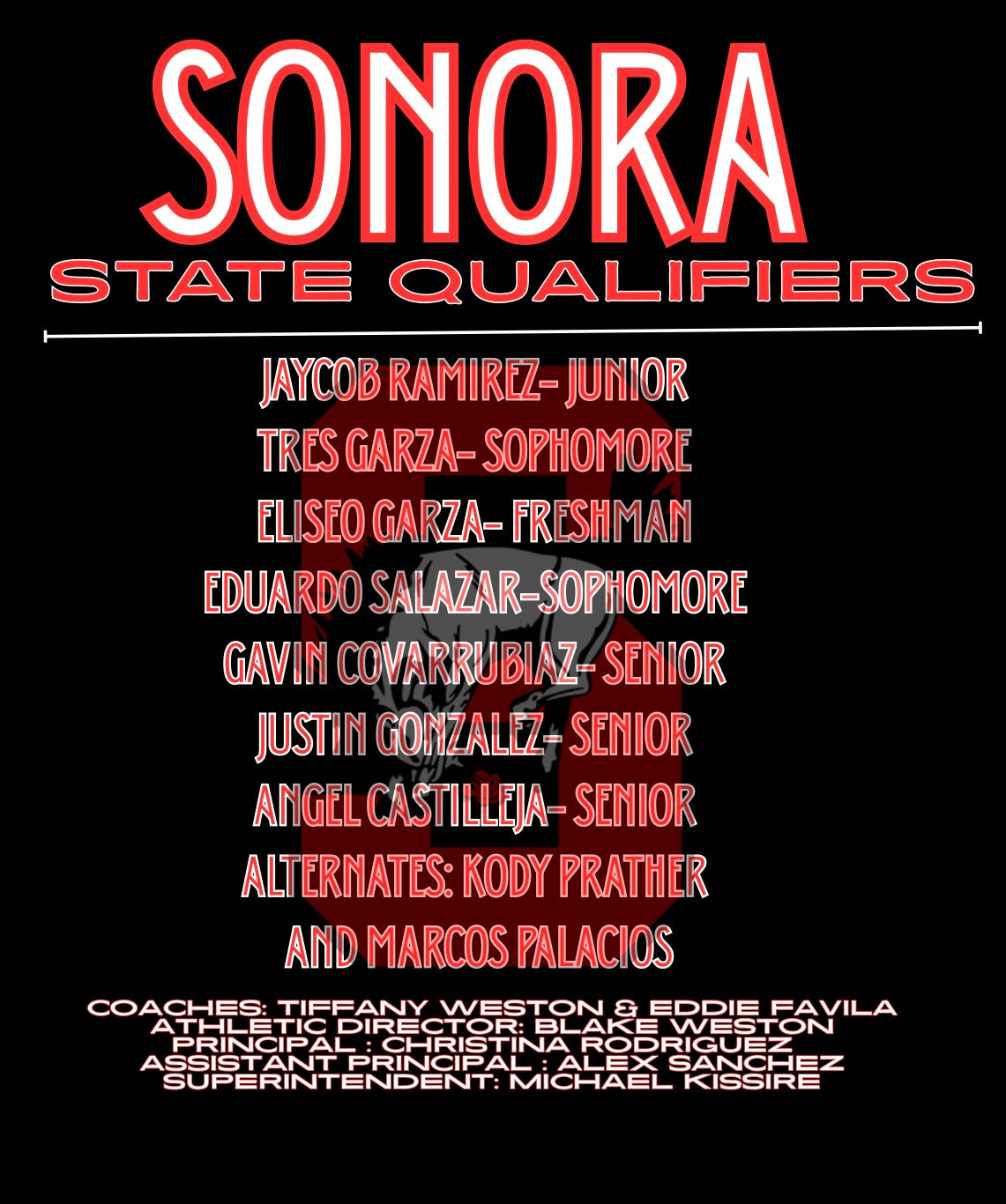 2025 State Qualifiers Sonora XC